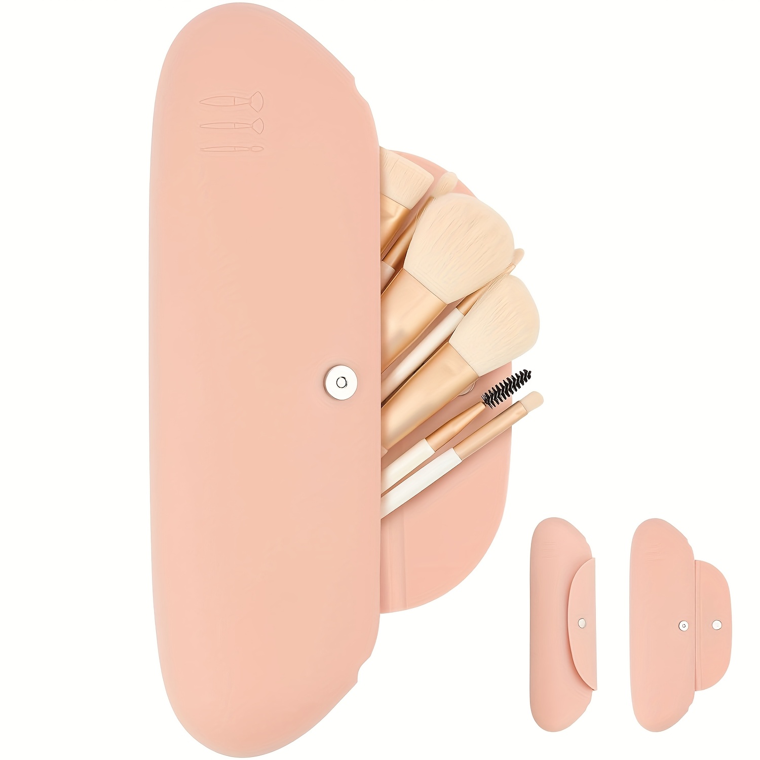 Travel Accessories Organizer Bag - Silikonowa kosmetyczka do przechowywania pędzli do