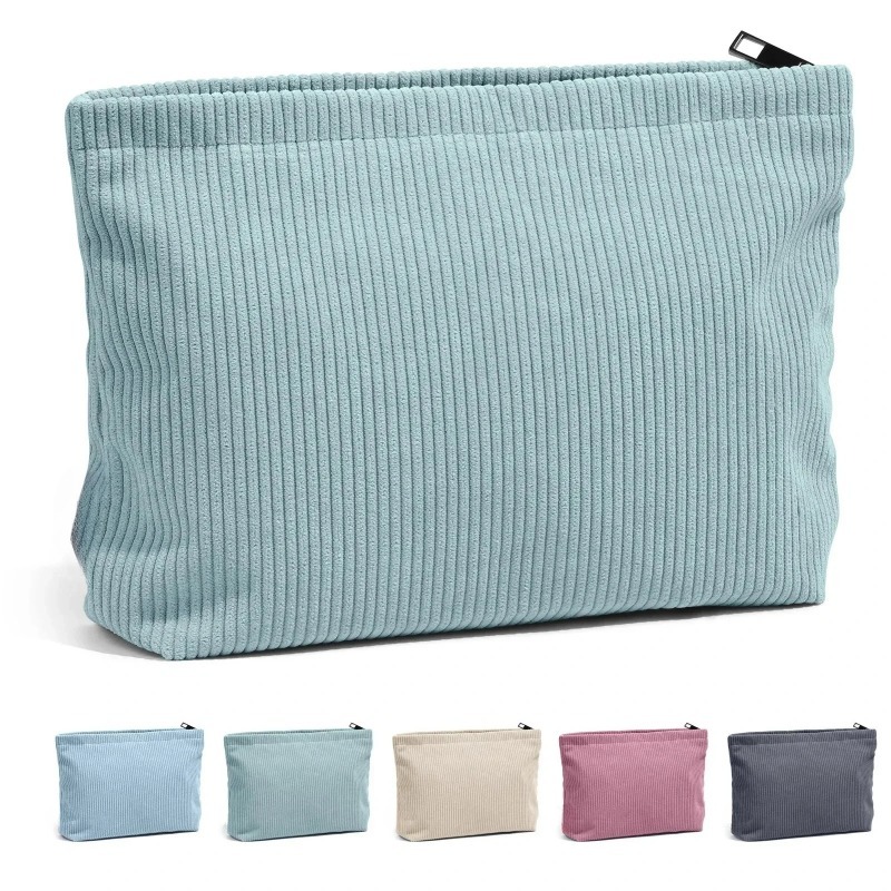 Travel Accessories Organizer Bag - Kosmetyczka podróżna z sztruksu, przenośna torba
